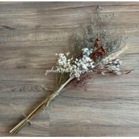 ราคา ช่อดอกไม้แห้ง โทนธรรมชาติ ช่อวินเทจ ดอกไม้จัดแจกัน Dried flower bouquet (23405981379)