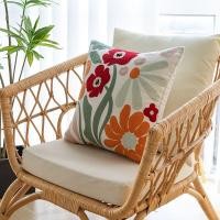 ราคา Doti ปลอกหมอนอิง ปักลายดอกไม้ สไตล์มินิมอล หมอนอิงโซฟาผ้าฝ้ายแท้สไตล์นอร์ดิก ปลอกหมอนปักลายดอกไม้ (24485380352)