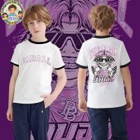 ราคา ป๋าบอล สีตัดกัน เสื้อป๋าบอล เสื้อป๋าบอลแท้ แขนสั้น เสื้อป๋าบอลเด็ก คอกลม WeeStars90 150CM (24448189197)