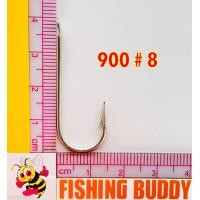 ราคา เบ็ดกล่อง MUSTAD เบ็ดตรากุญแจ รหัส 900 ตูดแบน แท้ 100 ดวงเบ็ด ตาเบ็ด ตะขอเบ็ด (16860586384)