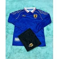 ราคา เสื้อกีฬา ทีมชาติญี่ปุ่น ย้อนยุค คอปก แขนยาว ชุดฟุตบอลฟุตบอลผู้ใหญ่ เสื้อบอลพร้อมกางเกงบอล (24576151798)