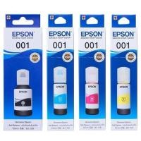 ราคา Epson 001 หมึกเติม 4 สี ออกใบกำกับได้ รุ่นT03Y100 T03 Y200 For Epson L1450 L4150 L4160 L6160 L6170 L6190 (23941786566)