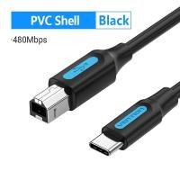 ราคา Vention USB2 0 3 0 C เป็น B สาย USB เครื่องพิมพ์ USB ชนิด C ตัวผู้ไปยัง B ตัวผู้ซิงค์เครื่องสแกนข้อมูลเครื่องพิมพ์ USB โปรสายเคเบิลสำหรับ MacBook เครื่องแฟกซ์ Printer Epson Canon HP (22256515119)