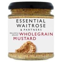 ราคา Waitrose Essential Wholegrain Mustard 185g เวทโทรส เอสเซนเชี่ยล โฮลเกรนต์ มัสตาร์ด (7789277959)