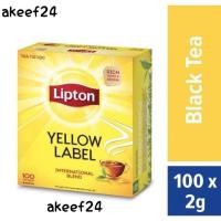ราคา ชา Lipton Yellow Label ชาลิปตัน กล่องสีเหลือง International Blend ขนาด 100 ซอง (16539883126)