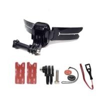 ราคา ขายึดติดหมวกกันน้อค ยี่ห้อTUYUสำหรับกล้องโกโปร กล้องแอคชั่น Motorcycle helmet Bracket for GOPRO Action Camera ชุดติดหมวก (19518338883)