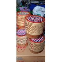 ราคา กระติ๊บข้าวเหนียว กระติ๊บข้าวเหนียวหัวสวยลายหัวใจขนาด7นิ้ว กระติ๊บหัวใจ กระติ๊บหัวลวดลาย7นิ้ว (10473152219)