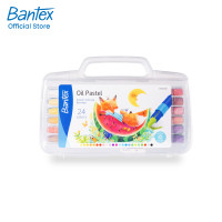 ราคา Bantex สีชอล์กน้ำมัน สีชอล์ค หลายขนาด 12 24 36 48 สี ของแท้ สีสวย ระบายลื่น Oil Pastel (24588332672)