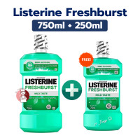 ราคา Listerine Freshburst Zero 750 250ml ลิสเตอรีน เฟรชเบิร์ส ซีโร่ 750 250มล (24469315788)