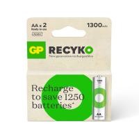 ราคา GP Recyko AA 1300 mAh Ni Mh Rechargeable Battery แพ็ค 2 4 ก้อน พร้อมใช้งาน (21432422335)