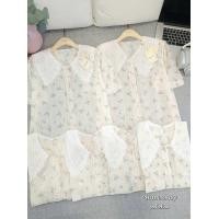 ราคา พร้อมส่ง เสื้อแฟชั่น เสื้อเชิ๊ต ป้ายChom อก42 ยาว24 ผ้าไม่ยืด ผ้าฝ้าย คอบัวปักฉลุ แขนสั้น งานปัก กระดุมหน้า การออกแบบดีเทลสวยดูดี เนื้อผ้าดี ผ้านุ่ม ใส่สบาย ไม่ร้อน ไม่ต้องรีด สีตามรูป อาจมีผิดเพี้ยนบ