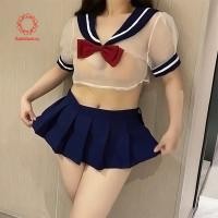 ราคา SatisfClothe ชุดคนอ้วน jk ชุดนักเรียนญี่ปุ่น ชุดคอสเพลย์ ชุดนอนเซ็กซี่ ชุดนอนไม่ได้นอน พร้อมส่งจากไทย H9165 (20620575265)