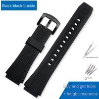 ราคา สำหรับ CASIO เรซิ่นสีดำของผู้ชาย EF 552D EF 552 5119 25 20มม สร้อยข้อมือซิลิโคน Tali Jam Tangan Karet กันน้ำสำหรับปากนูน (22942041248)