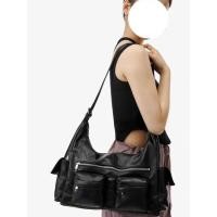 ราคา กระเป๋าสะพายข้างหนังนิ่มสไตล์มอเตอร์ไซค์สไตล์วินเทจพร้อมกระเป๋าหลายช่อง กระเป๋าสะพายข้างลำลองสำหรับทุกวัย กระเป๋าสะพายข้างแบบลำลอง (22698189494)