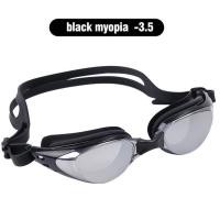 ราคา Myopia Swimming Glasses Prescription 1 0 9 0 Waterproof Anti Fog Swim Eyewear Silicone Diopter Diving Goggles Adults Children (19334652805)