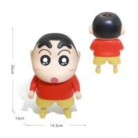 ราคา WEIHUIMEI 26cm Crayon Shin Chan Handmade Large Living Room Desktop Decoration Red Dress Shin Chan Super Cute Birthday Gift Toy Wholesale A Piggy Bank (24564965423)