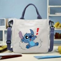 ราคา TONYOOG ลายการ์ตูนสติช กระเป๋าสะพาย พร้อมสายรัดที่ถอดออกได้ ผ้าใบ กระเป๋าสะพายข้าง น่ารัก ความจุขนาดใหญ่ กระเป๋าถือ (24591937512)