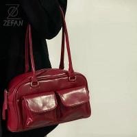 ราคา ZEFAN หนังวินเทจกระเป๋าสะพายโบว์ลิ่งกระเป๋าหลายกระเป๋ากระเป๋าบอสตันกระเป๋าแฟชั่นเฉพาะกลุ่ม (23149853228)