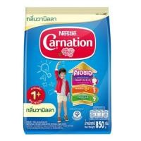 ราคา คาร์เนชั่น นมผงสำหรับเด็ก 1 3 รสจืด น้ำผึ้ง วานิลลา 850 1400 กรัม (24107173631)