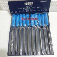 ราคา Apex ตะไบพร้อมด้ามสีฟ้า 10 ตัวชุด3x140mm 6ตัวชุด 4x160mm 5x180mm (20435323484)