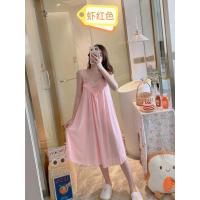 ราคา Ladies Women Long Silk Satin Night Dress Sleeveless Nighties Nightgown Nightdress Lace Sleepwear Nightwear Loungewear For Women (24314320611)