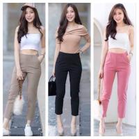 ราคา กางเกงโรเชฟ เก็บทรง 8 ส่วน กางเกงใส่ทำงาน กางเกงแฟชั่น กางเกงผู้หญิง กางเกงเอวสูง กางเกงผ้าโรเชฟ กางเกง 8 ส่วน ทรงสวย ราคาดี ผ้านุ่ม ใส่สบาย (735032604)