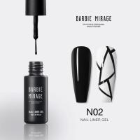 ราคา Liner Gel เจลตัดเส้น BARBIE MIRAGE เจลเพ้นท์เล็บ BBM พู่กันปลายแหลม ตกแต่งเล็บเจล wenailsth (23972018488)