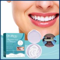 ราคา ส่งเร็วภายใน 24 ชม ปรับหัวเข็มขัดฟันปลอมชุดผู้ใหญ่ Mouthguard Snap on ฟันปลอมแบบพกพาวงเล็บทันตกรรมตกแต่งช่องว่างฟันปลอมรั้งฝาครอบ (24311064801)