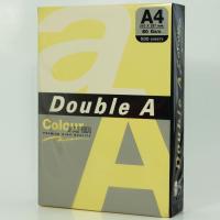 ราคา Double A กระดาษสี สีพาสเทล A4 หนา 80 แกรม จำนวน 500 แผ่น 1 รีม (21728921110)
