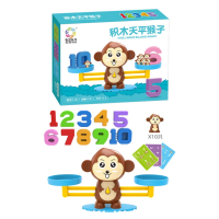 ราคา SKISOPGO พร้อมส่ง Monkey Math Balanceของเล่นเด็ก kids toys เด็กของเล่นเด็ก เครื่องชั่งสมดุลตาชั่งน้องวัว ลิง กบ ตราชั่งสอนเลข (23873269999)