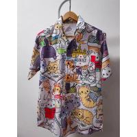 ราคา New View Vi Shop น้องแมวใส่แว่น เสื้อเชิ้ตวินเทจ เสื้อเชิ้ตแขนสั่น ผ้าไหมอิตาลีใส่สบายไม่ต้องรีด เสื้อเชิ้ตแฟชั่น (22230576863)