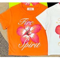 ราคา มาใหม่ เสื้อครอปแขนสั้น ดอกไม้ ผ้าเรย่อน พร้อมส่งv1 (24089613982)