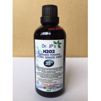 ราคา H2O2 Hydrogen Peroxide Food Grade ขนาด100ml Glass bottle with dropper stopper (21999233160)