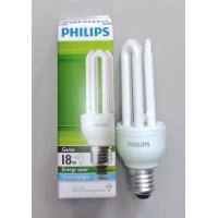 ราคา PHILIPS Genie หลอดจีนี่ หลอดตะเกียบ หลอดประหยัดไฟ ขั้ว E27 8w 11w 14w 18w 170 240V แสงขาว แสงวอร์ม (10585530955)