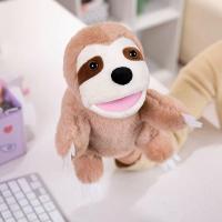 ราคา Stuffed Plush Animals Toys Hand Finger Story Puppet Kawaii Dolls Educational Baby Toys Sloth Raccoon Koala Panda Children Gifts NUOQAI (23159083803)