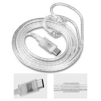 ราคา KZ Earphones Cables Silver Plated Upgrade Cable Headphones Type c Plug 2PIN Wire For KZ EDXPROX ZSX ZSN PRO ZS10PRO ZAR ZVX (22769298536)