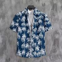ราคา Muse Harbor เสื้อฮาวายแขนสั้นลายต้นไม้สไตล์ทะเลสำหรับผู้ชาย (24175593742)