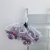 ราคา RuiMing ส่วนลด 50 การ์ตูนโปร่งใสร่มอัตโนมัติเต็มรูปแบบ Sanrio Kuromi นักเรียนความงามสูงร่มพกพาร่มพับ ของขวัญนักเรียน (24460072217)