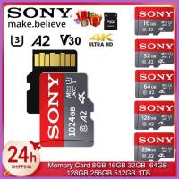 ราคา 100 ผลิตภัณฑ์ดั้งเดิม Gratis Ongkir 2025ใหม่ SONY SD การ์ดความจำ1TB 512GB 256GB 128GB 64GB 32GB 16GB 1GB สำหรับกล้องวงจรปิด โต๊ะ โทรศัพท์ Dr (23972083192)