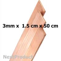 ราคา บัสบาร์ทองแดง ทองแดงแท่ง หนา 3 มิล และ 5 มิล ยาว 50 cm ทองแดงแท้ ใช้งานไฟฟ้าได้ดี 99 95 แผ่นทองแดง นำไฟฟ้า บัสบาร์ (16243468743)