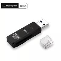 ราคา เครื่องอ่านการ์ด การ์ดรีดเดอร์ การ์ดหน่วยความจำสำหรับ Micro USB 3 0 SD Card Reader Universal 3 Port External Multi High Speed Memory Card Reader with SDHC T Flash TF MS DUO M2 Port for PC Laptop Mac W