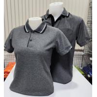 ราคา Ananya เสื้อโปโล สีเทาดำ ปกขลิบดำ เสื้อยืดแขนสั้นผู้ชาย คอปก มีกระเป๋าเสื้อ เสื้อผู้หญิง ทรงเข้ารูป ไม่มีกระเป๋า (22308075309)