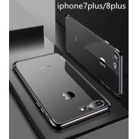 ราคา พร้อมส่ง Case ไอโฟน7พลัส Case iPhone7Plus iPhone8Plus เคสซิลิโคน ขอบสีหลังใส เคสนิ่ม สำหรับรุ่น iPhone7 iPhone8 (702000350)