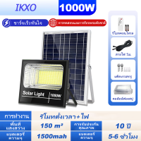 ราคา IKXO ซื้อ 1 แถม 1 Solar Light แผ่นใหญ่ โคมไฟโซล่าเซล โคมไฟพลังงานแสงอาทิตย์ แสงสีขาว ไฟโซล่าเซลล์ กันน้ำ ไฟ Solar Cell โคมไฟสปอร์ตไลท์ พร้อมรีโมท (24561170919)