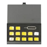 ราคา TOP CLASS กระเป๋าใส่เมมโมรี่การ์ด กล่องใส่ SD Card 12 1 กล่องอลูมิเนียมใส่ Sim Card TF SD Memory Card Wallet No 2729 3100 (16915703684)