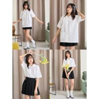 ราคา เสื้อนักศึกษาทรงบอย ทรงบอยคอบัว เสื้อคอบัว (24295808623)