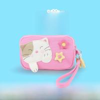 ราคา กระเป๋าใส่เหรียญผ้าใบฝ้ายแท้ลายแมวการ์ตูน กระเป๋าใส่โทรศัพท์มือถือผู้หญิงหลายชั้น กระเป๋าใส่เหรียญซิป กระเป๋าใส่เหรียญลายการ์ตูนน่ารัก (22333487192)