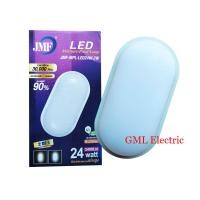 ราคา JMF โคมไฟติดผนัง ทรงวงรี LED พร้อมหลอด 18w 24w 2แสง แสงขาวและแสงวอร์ม โคมไฟผนัง โคมผนัง โคมไฟภายนอก โคมไฟติดผนังภายนอก Wall Lamps (10727655923)