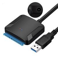 ราคา USB 3 0 To Sata Converter Cable With DC Power Adapter USB 3 0 Hard Driver Adapter Support 2 5 3 5 Inches External SSD HDD Hard Drive 22 Pin Sata III Cable Sata USB Cable (18513217240)