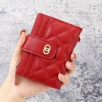 ราคา NALLCHEER หรูหรา กระเป๋าสตางค์ ใบสั้น สําหรับผู้หญิง มีช่องเสียบการ์ด ตกแต่งด้วยซิปสีทอง (23920559028)